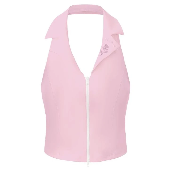 POMPECHE Rose Helter Tank top